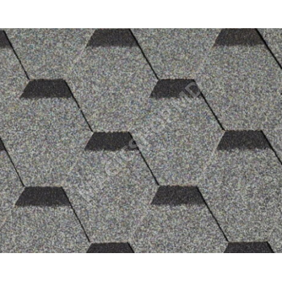 Țigla bituminoasă AxoDach HEXA Gray smoke